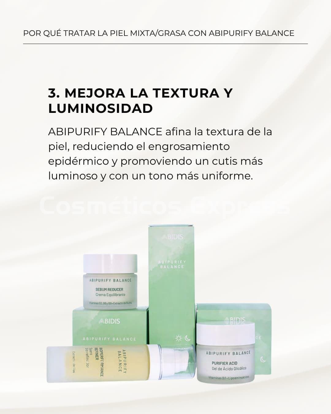 Abidis Crema Equilibrante Sebum Reducer Abipurify Balance - Imagen 6