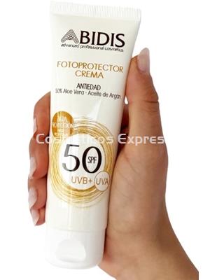 Abidis Crema Fotoprotectora Antiedad SPF 50+ Sun Protect - Imagen 1