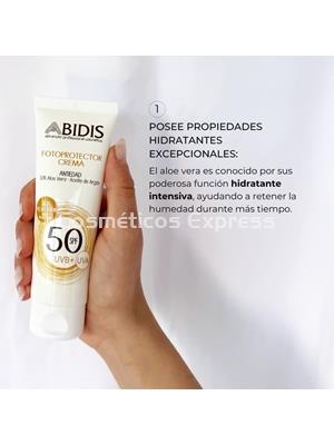 Abidis Crema Fotoprotectora Antiedad SPF 50+ Sun Protect - Imagen 2