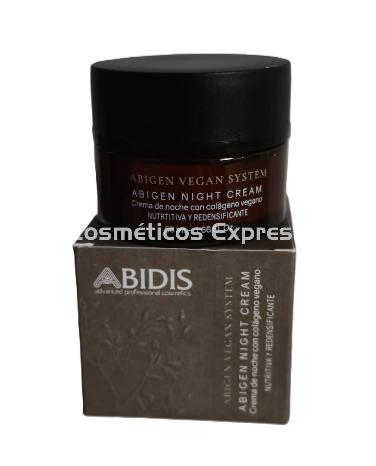 Abidis Crema Noche Abigen Vegan System - Imagen 1