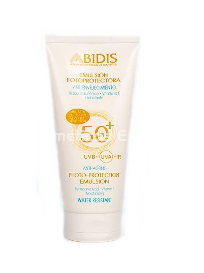 Abidis Emulsión Fotoprotectora Antiedad SPF 50+ Sun Protect 200 ml. - Imagen 1