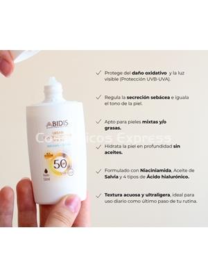 Abidis Fluido Urban Fotoprotector Solar SPF 50 - Imagen 2