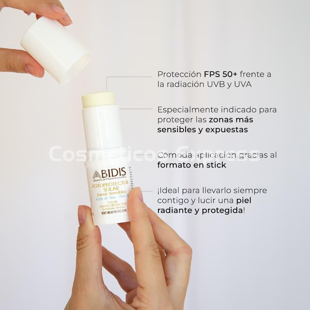 Abidis Stick Fotoprotector Solar FPS 50+ - Imagen 2