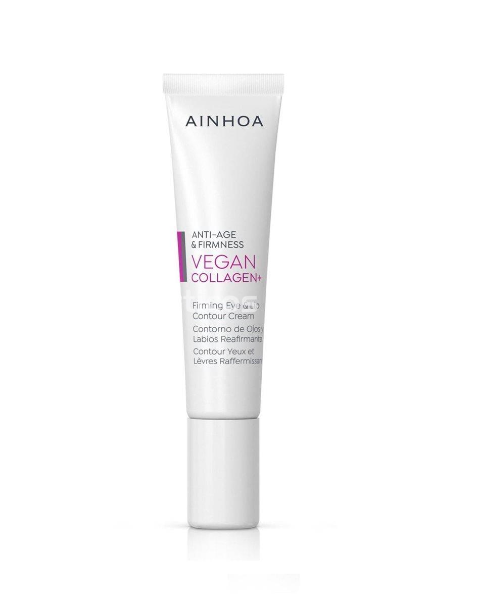 Ainhoa Cosmetics Contorno de Ojos y Labios Reafirmante VEGAN Collagen+ - Imagen 1