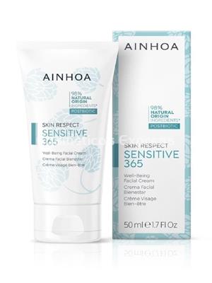 Ainhoa Cosmetics Crema Facial Bienestar Sensitive 365 - Imagen 1