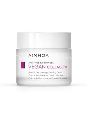 Ainhoa Cosmetics Crema Reafirmante Cuello y Escote Vegan Collagen+ - Imagen 1
