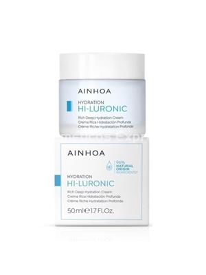 Ainhoa Cosmetics Crema Rich Hidratación Profunda Hi-Luronic - Imagen 1