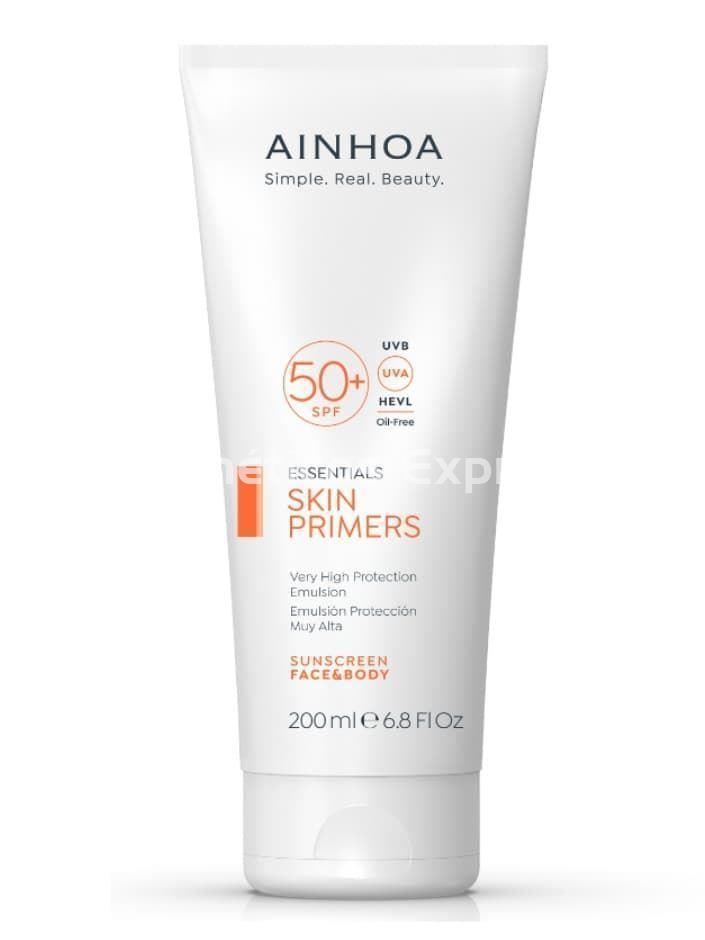 Ainhoa Cosmetics Emulsión Solar SPF50+ FACE & BODY 200 ml - Imagen 1