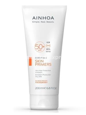 Ainhoa Cosmetics Emulsión Solar SPF50+ FACE & BODY 200 ml - Imagen 1