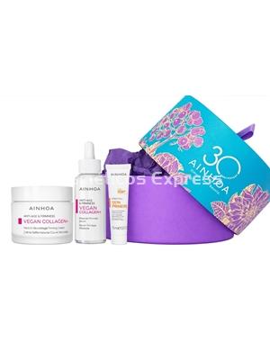 Ainhoa Cosmetics Pack Crema Cuello & Escote + Sérum  Vegan Collagen+ - Imagen 1