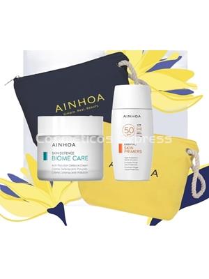 Ainhoa Cosmetics Pack Crema Rich Anti-Polución Biome Care y Solar SPF 50 - Imagen 1