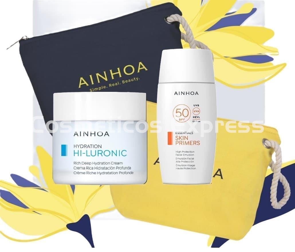 Ainhoa Cosmetics Pack Crema Rich Hi-Luronic y Solar SPF 50 - Imagen 1