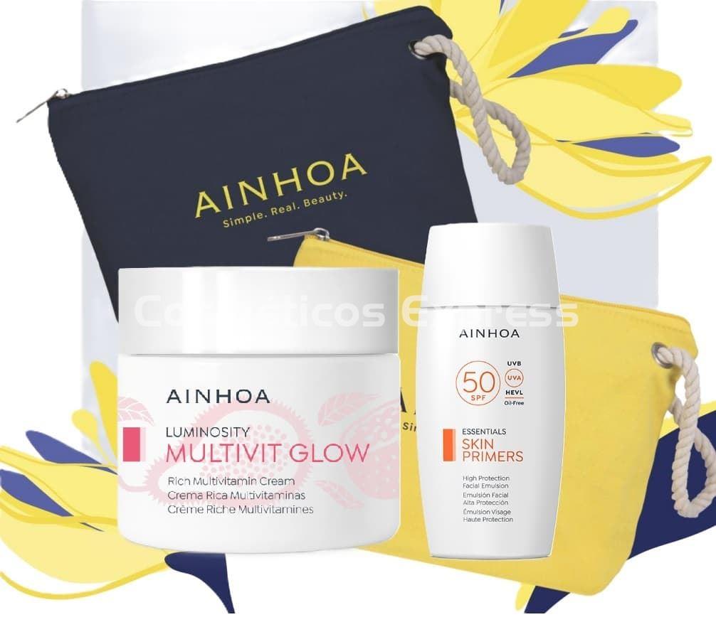 Ainhoa Cosmetics Pack Crema Rich Multivit Glow y Solar SPF 50 - Imagen 1