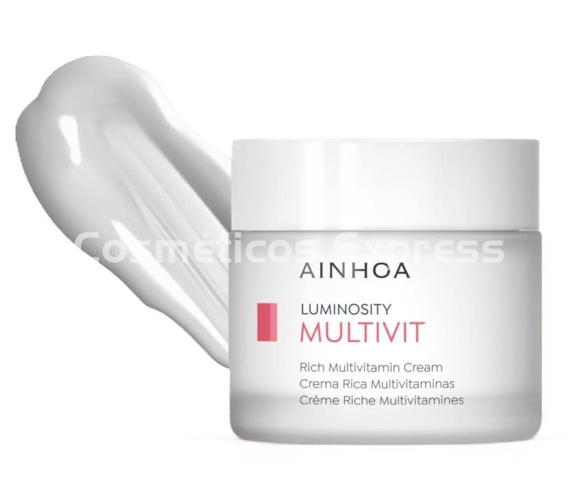 Ainhoa Cosmetics Pack Crema Rich Multivit Glow y Solar SPF 50 - Imagen 2