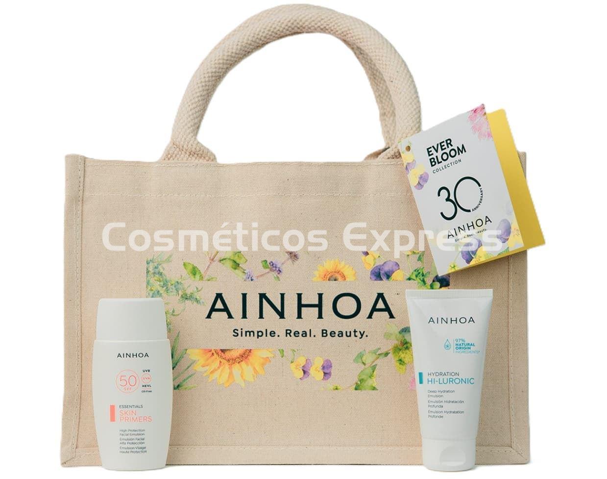Ainhoa Cosmetics Pack Emulsión Hidratación Profunda Hi-Luronic & Solar SPF 50 - Imagen 1