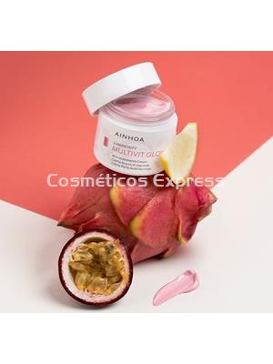 Ainhoa Cosmetics Pack Multivit Glow Crema RICH, Sérum y Emulsión Solar - Imagen 2