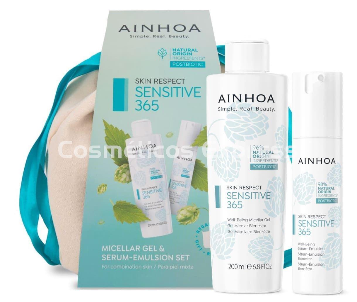 Ainhoa Cosmetics Pack Sérum y Gel Micelar SENSITIVE 365 - Imagen 1