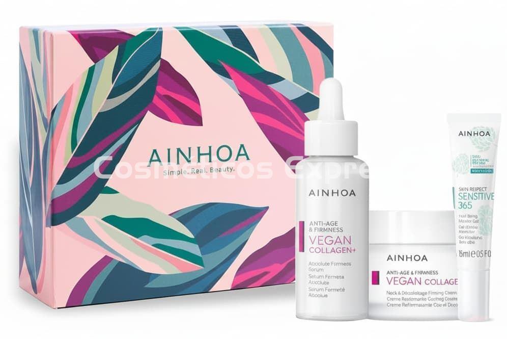 Ainhoa Cosmetics Pack Vegan Collagen+ Crema Cuello & Escote y Sérum - Imagen 1