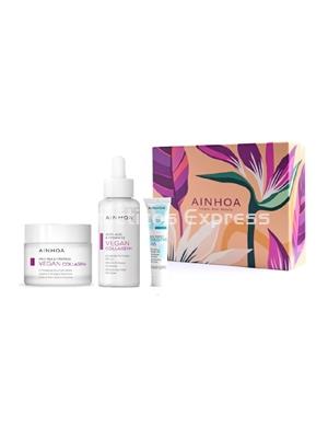 Ainhoa Cosmetics Pack Vegan Collagen+ Crema Firmeza y Sérum + Regalo Extra Sensitive - Imagen 1