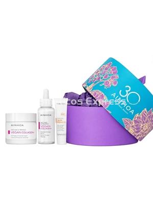 Ainhoa Cosmetics Pack Vegan Collagen+ Crema Firmeza y Sérum - Imagen 1