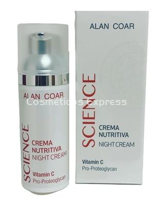 Alan Coar Crema Nutritiva Noche Vitamina C Science - Imagen 1