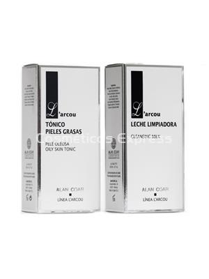 Alan Coar Pack Leche Limpiadora y Tónico Piel Grasa - Imagen 1