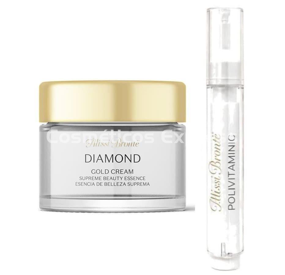 Alissi Bronte Pack Diamond Gold Crema Suprema Belleza y Shot Polivitaminic - Imagen 1