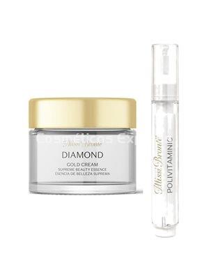 Alissi Bronte Pack Diamond Gold Crema Suprema Belleza y Shot Polivitaminic - Imagen 1