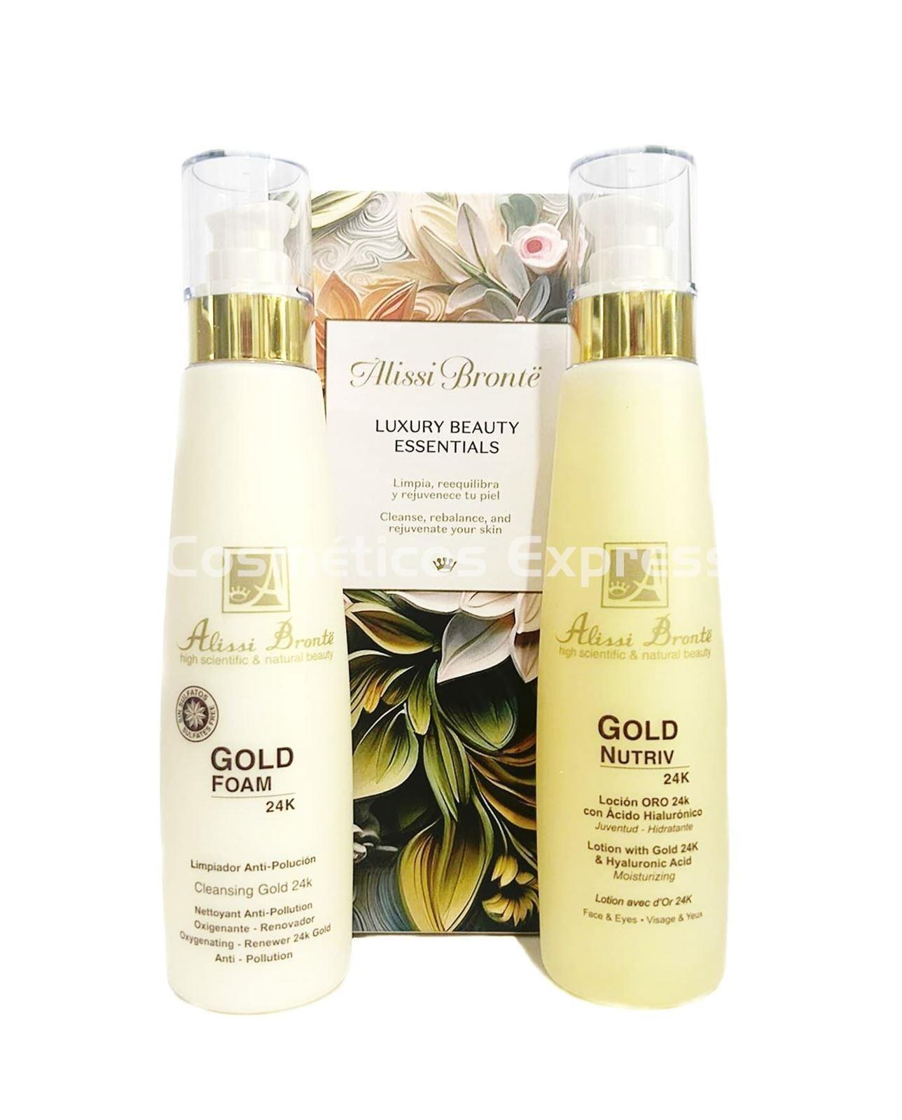 Alissi Bronte Pack Limpieza Gold Nutriv y Gold Foam - Imagen 1