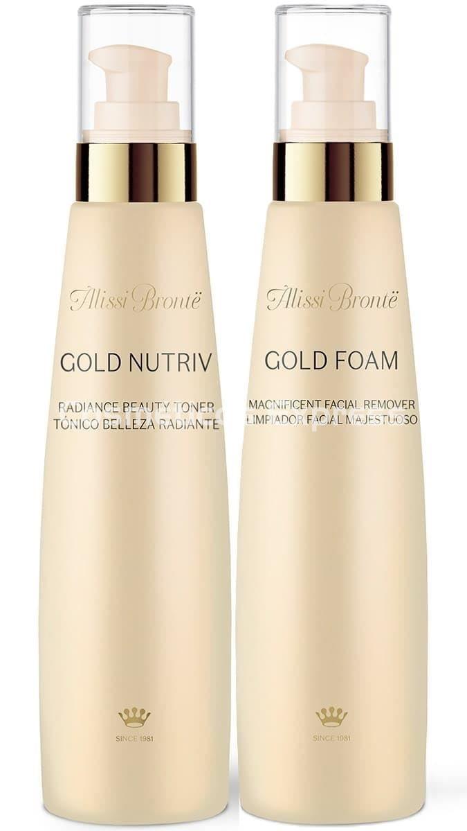 Alissi Bronte Pack Limpieza Gold Nutriv y Gold Foam - Imagen 1
