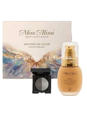 Alissi Bronte Pack Maquillaje Fluido Uniko Phyto Inspired y Sombra de Ojos Miss Alissi - Imagen 1