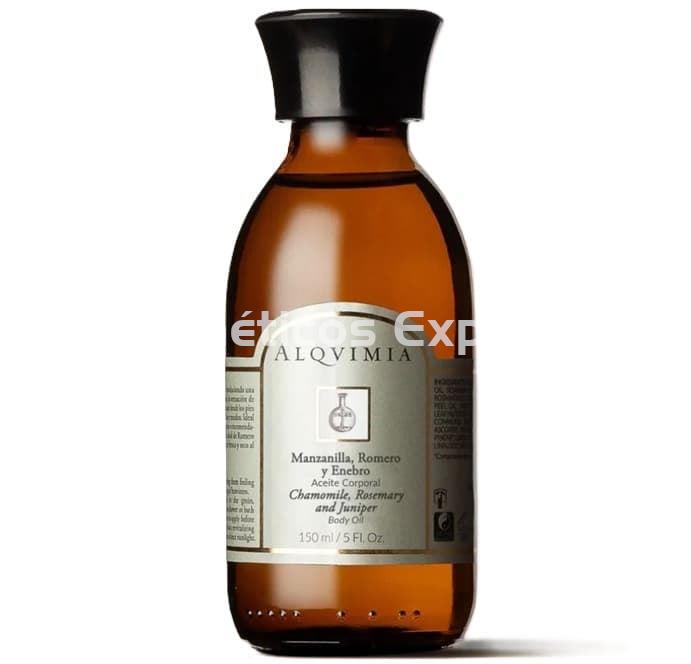 Alqvimia Aceite Corporal de Manzanilla, Romero y Enebro - Imagen 1