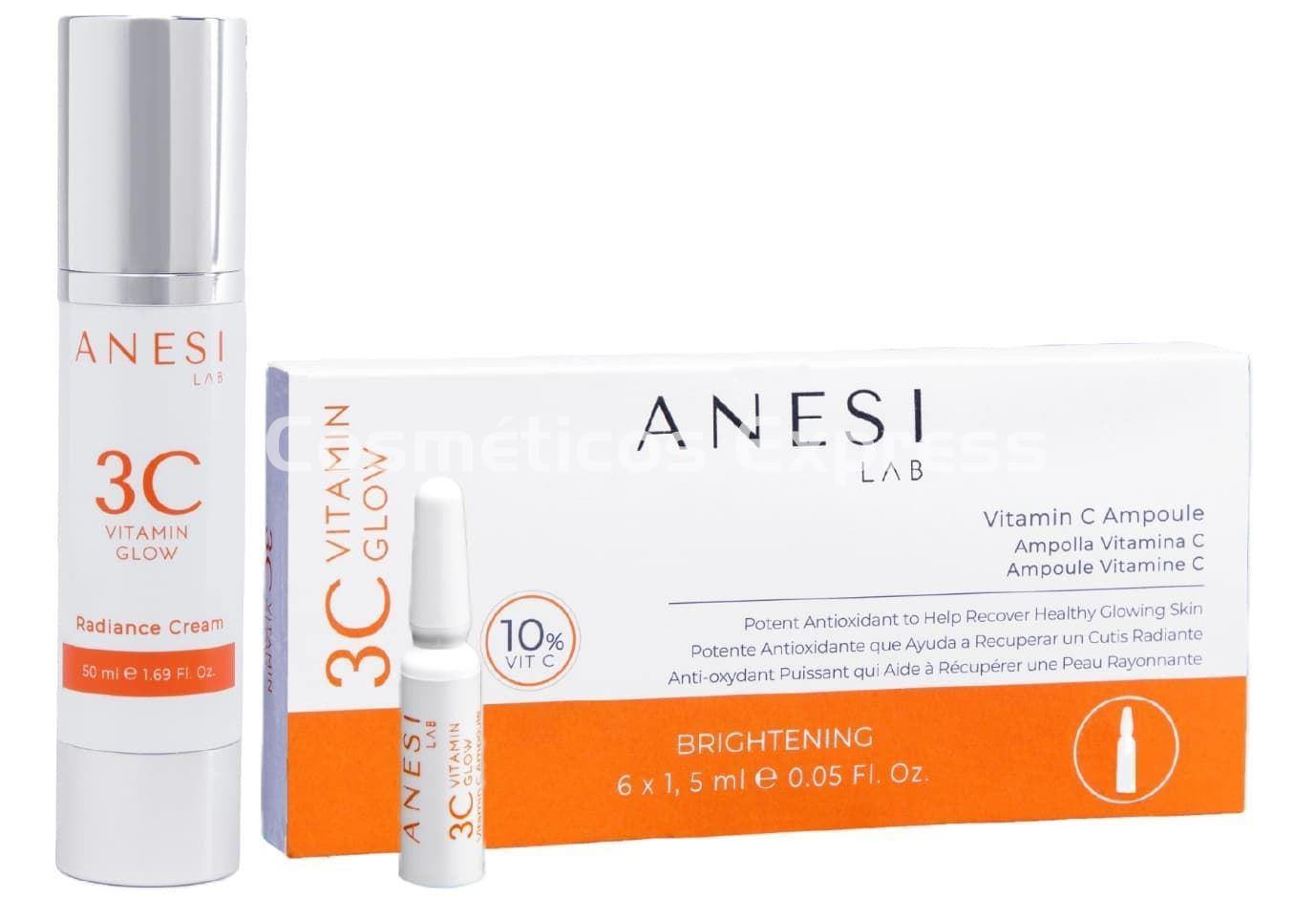 Anesi Lab Pack 3C Vitamin Glow Crema y Ampollas - Imagen 1