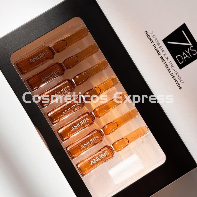 Anubis Cosmetics Ampollas Antiarrugas Night Pure Retinaldhyde 7 Days Shock - Imagen 2