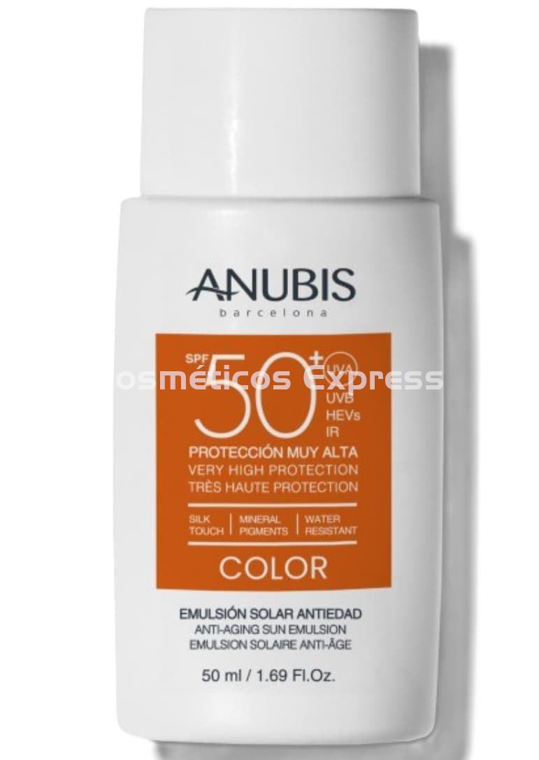 Anubis Cosmetics Protector Solar con COLOR Antiedad SPF 50+ Protective Line - Imagen 1