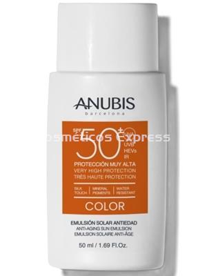 Anubis Cosmetics Protector Solar con COLOR Antiedad SPF 50+ Protective Line - Imagen 1