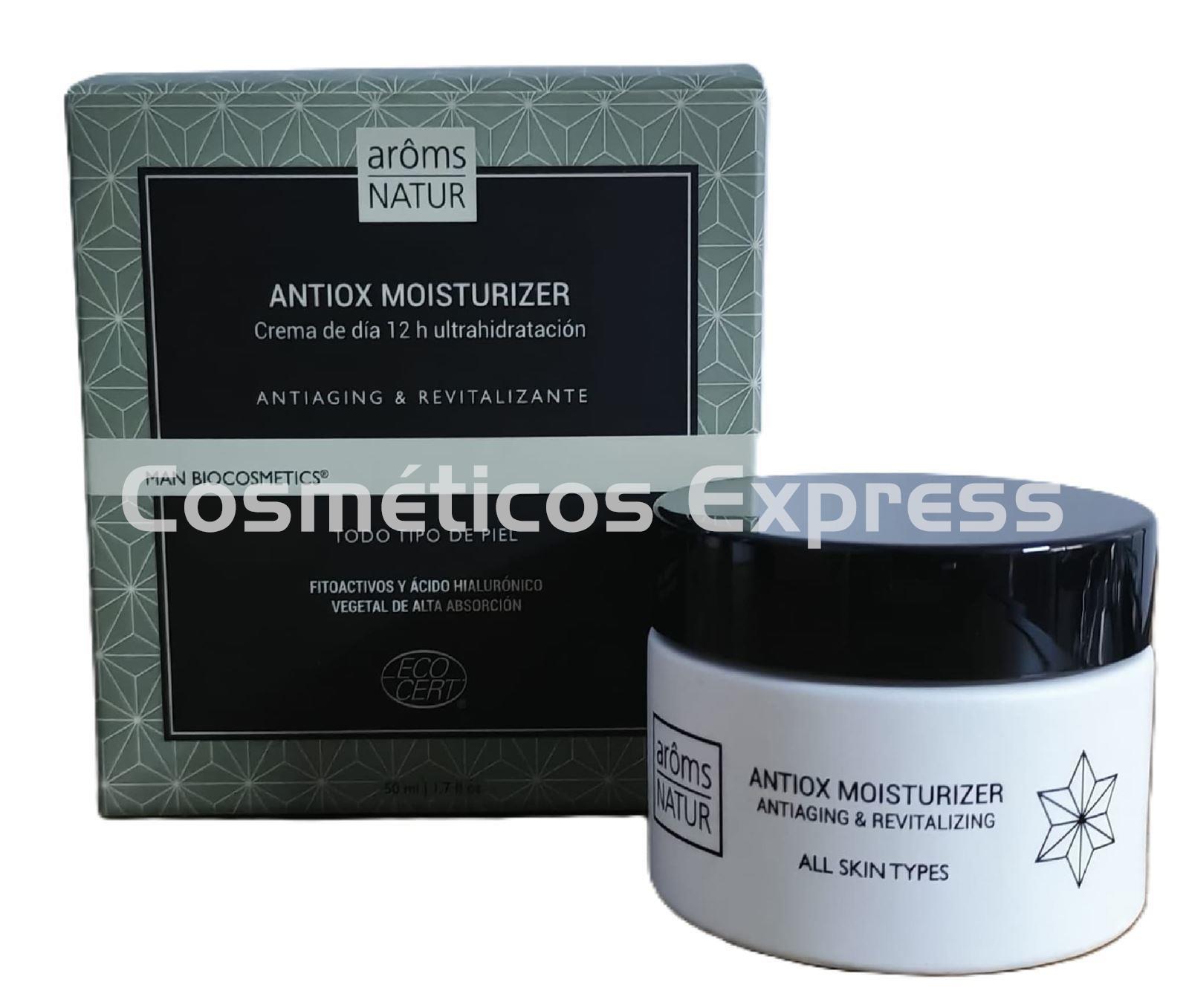 Arôms Natur Antiox Moisturizer Crema Hidratante Antiedad Hombre Man Biocosmetics - Imagen 2