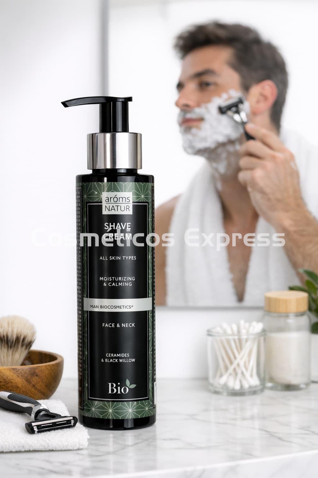 Arôms Natur Crema Afeitado Shave Cream Man Biocosmetics - Imagen 2