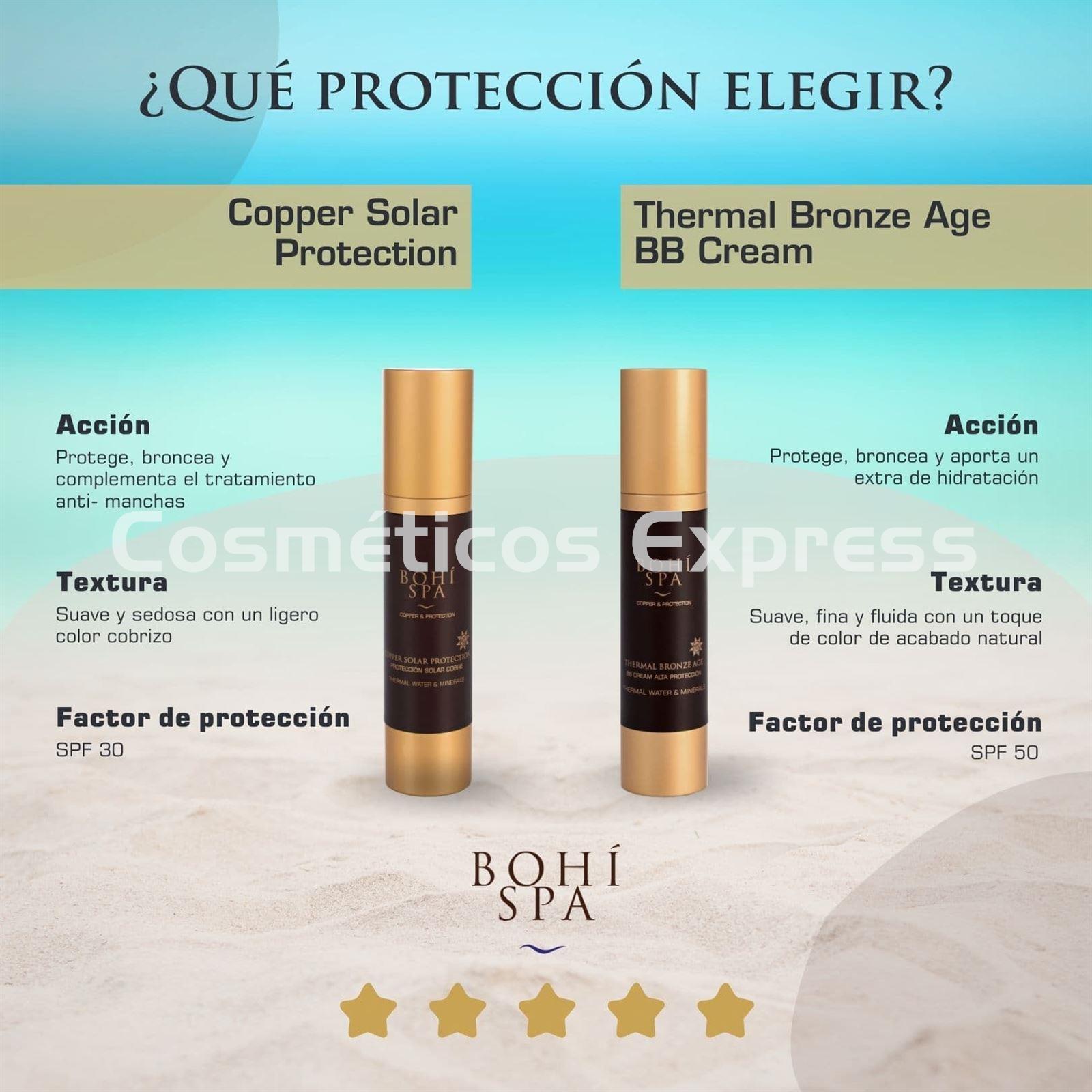 Bohí Spa BB Cream Thermal Bronze Age SPF 50 - Imagen 2