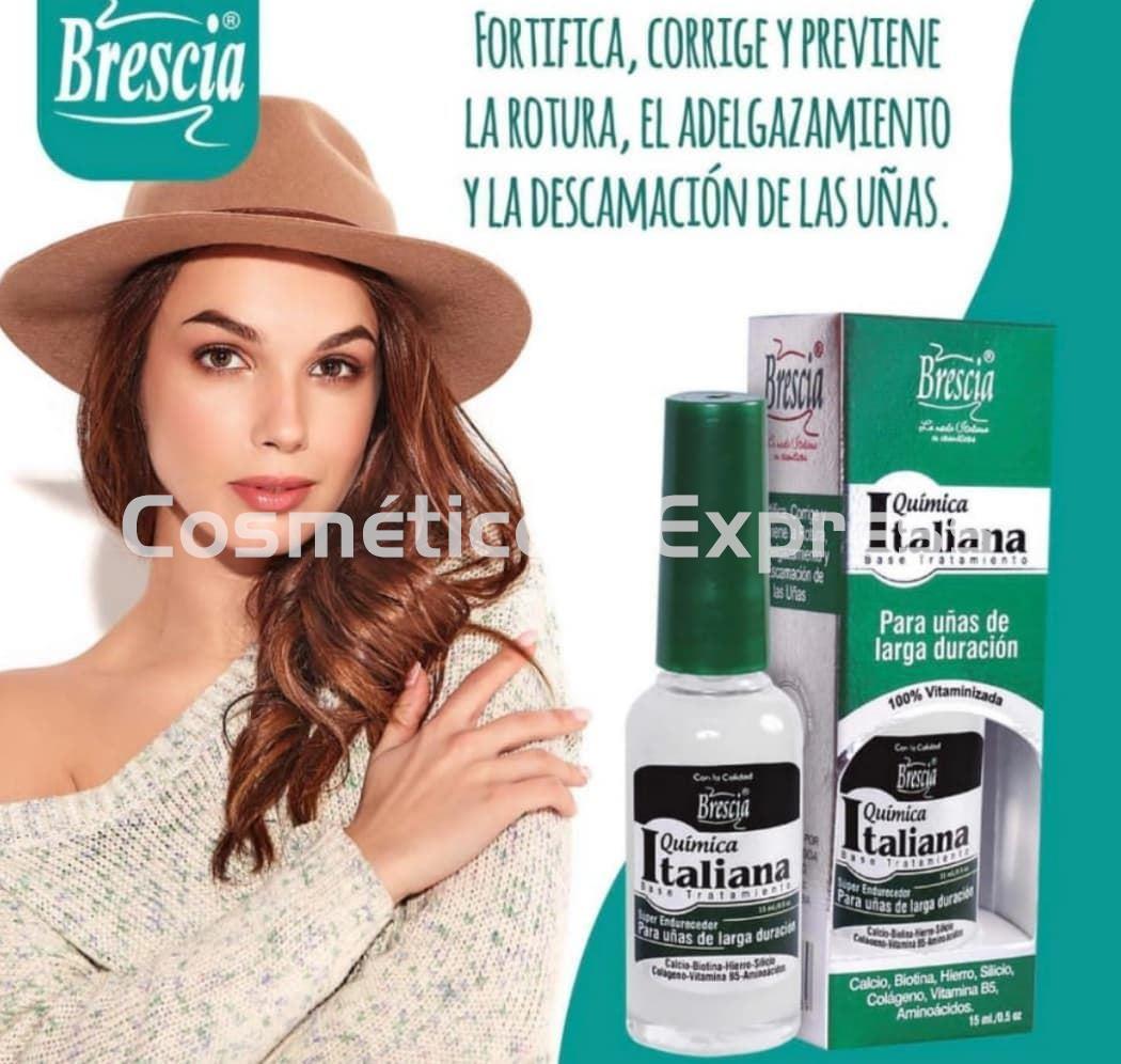 Brescia Endurecedor Uñas Base Tratamiento Química Italiana - Imagen 2