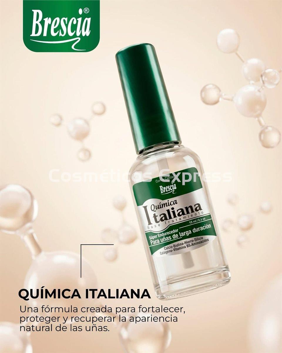 Brescia Endurecedor Uñas Base Tratamiento Química Italiana - Imagen 4