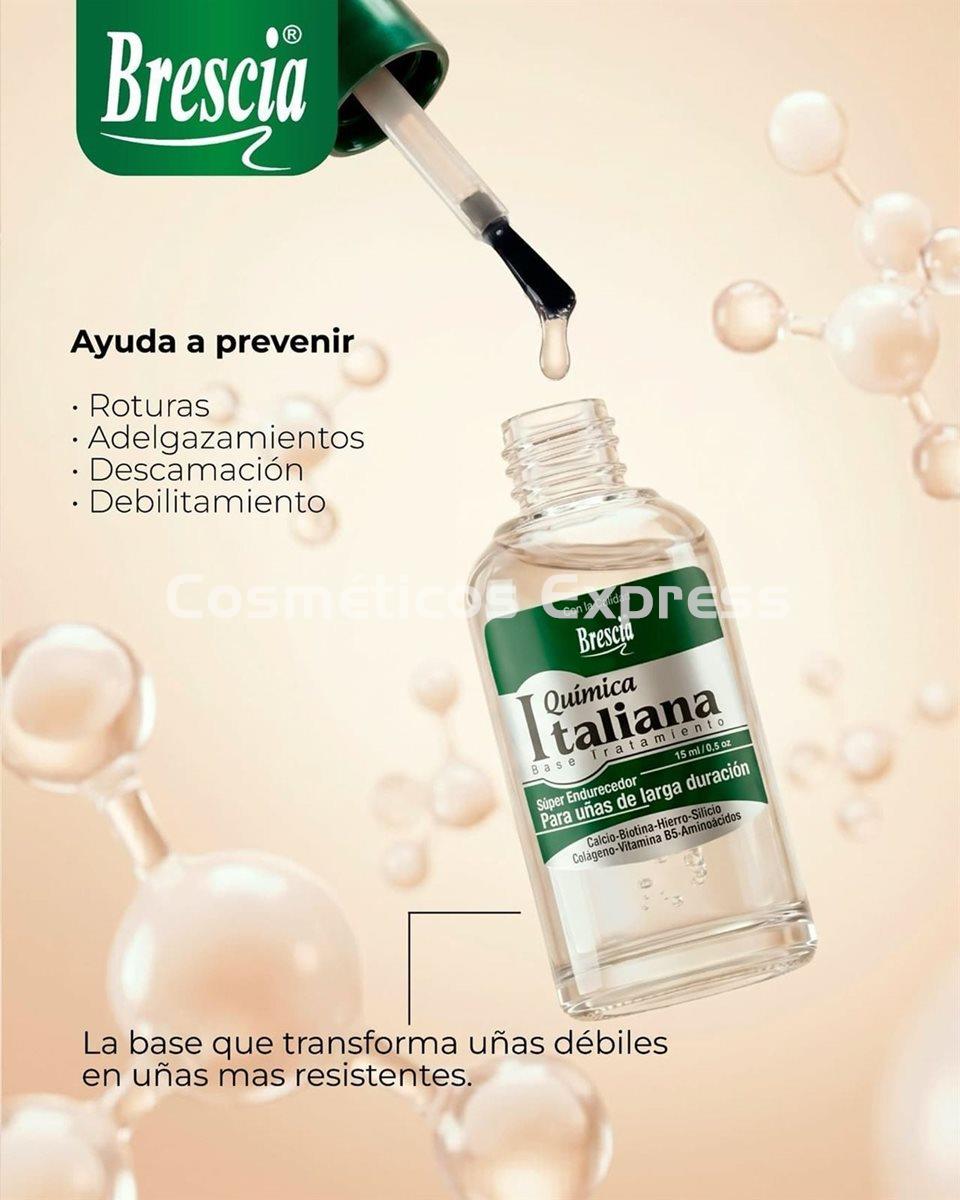 Brescia Endurecedor Uñas Base Tratamiento Química Italiana - Imagen 5