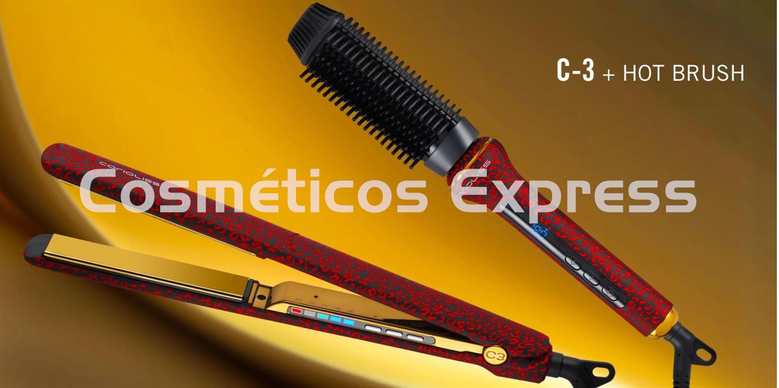 Corioliss Pack Plancha C3 y Hot Brush Red Leopard - Imagen 2