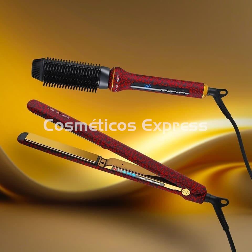 Corioliss Pack Plancha C3 y Hot Brush Red Leopard - Imagen 2