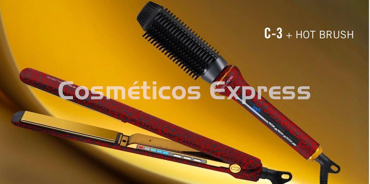 Corioliss Pack Plancha C3 y Hot Brush Red Leopard - Imagen 3
