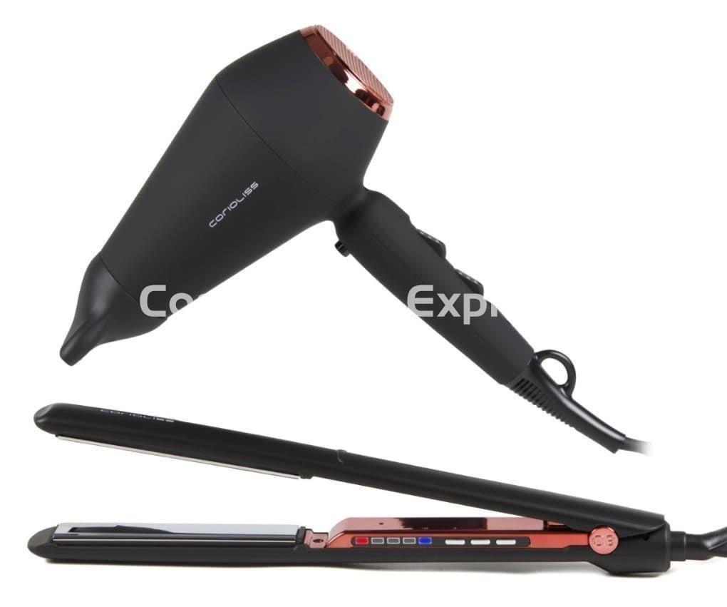 Corioliss Pack Plancha C3 y Secador Kompactissimo BLACK COPPER - Imagen 1