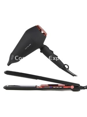 Corioliss Pack Plancha C3 y Secador Kompactissimo BLACK COPPER - Imagen 1