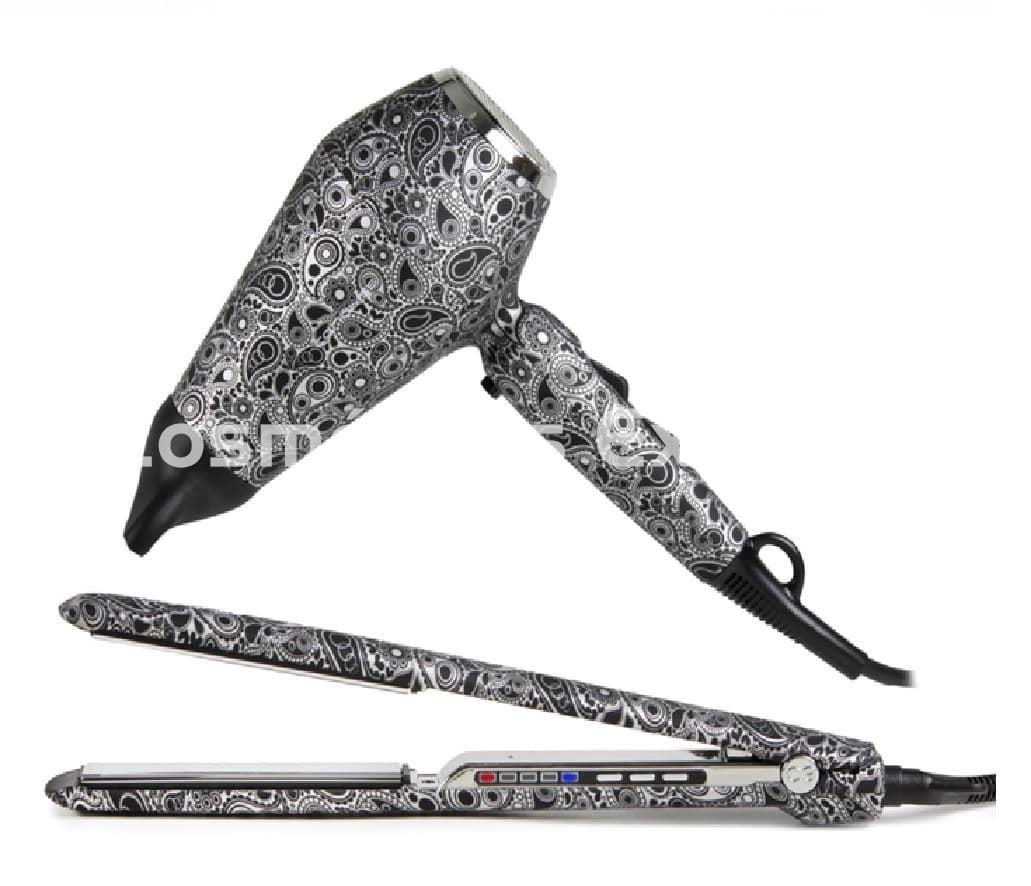 Corioliss Pack Plancha C3 y Secador Kompactissimo SILVER PAISLEY - Imagen 3