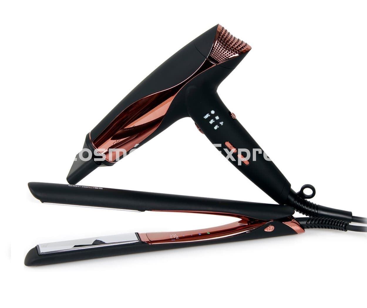 Corioliss Pack Plancha C5 BLACK COPPER + Secador WIND - Imagen 1