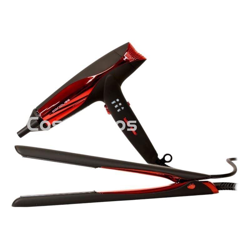 Corioliss Pack Plancha C5 BLACK RED + Secador WIND - Imagen 1